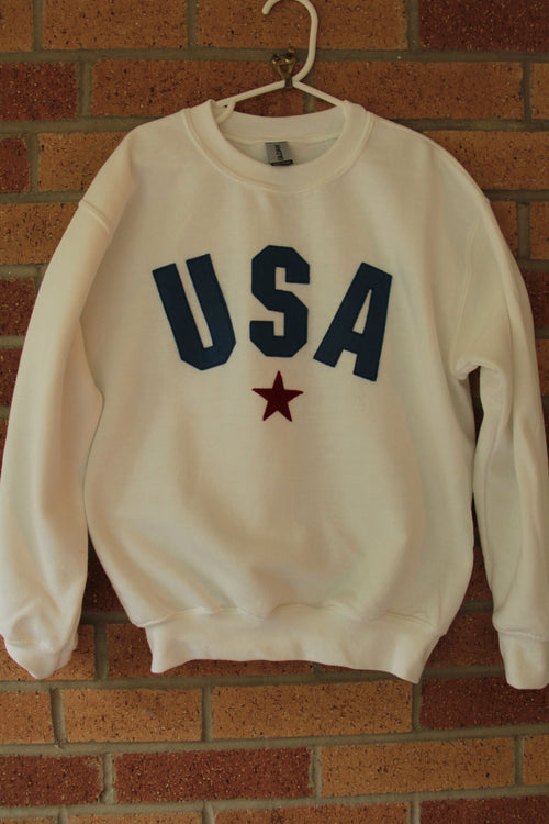 Kids USA Crew Neck